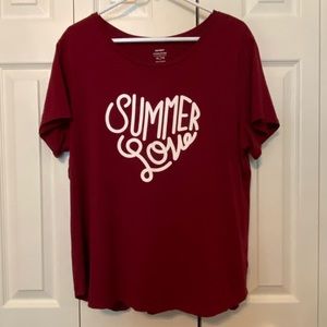 Old Navy Summer Love T-shirt Size XL